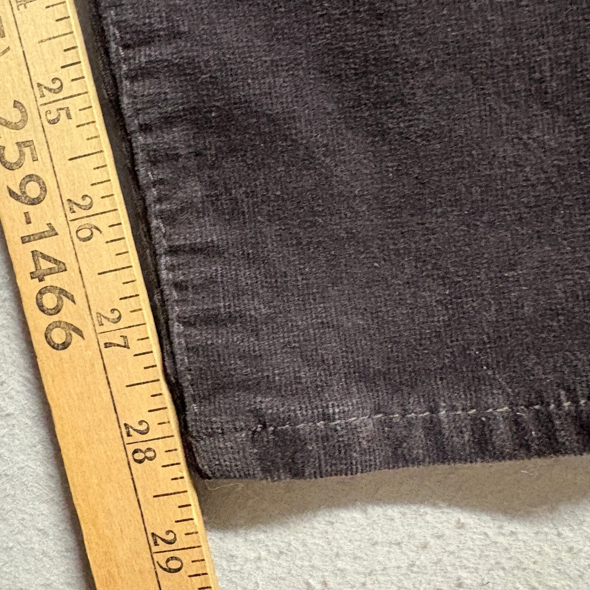 Kut From The Kloth Donna Ankle Skinny Corduroy Pants Womens Size 6 Charcoal Gray