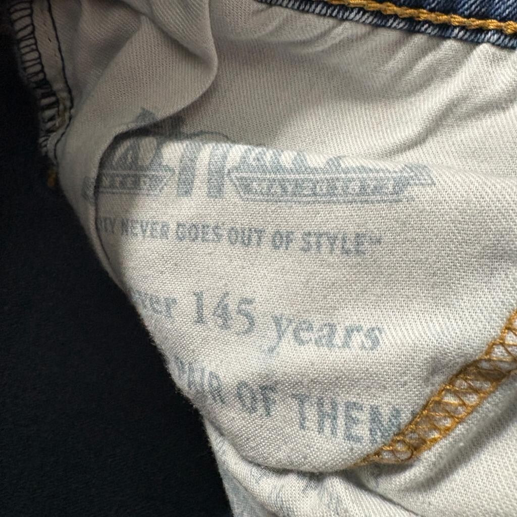 Levis 514 Straight Fit Jeans Mens 32x30 Blue Denim Stretch Pants