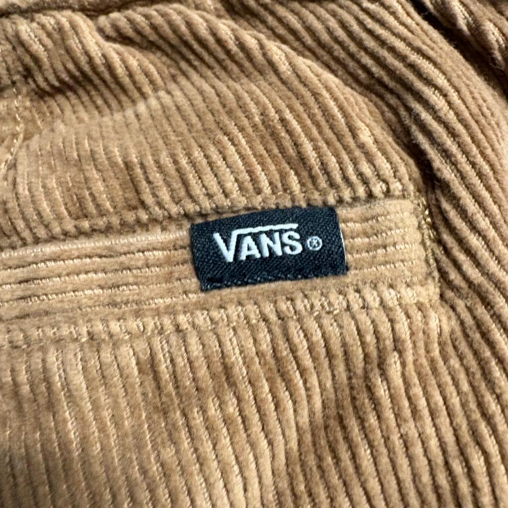 Vans Corduroy Pants Womens 30 Brown Wide Leg Skate Streetwear Cotton
