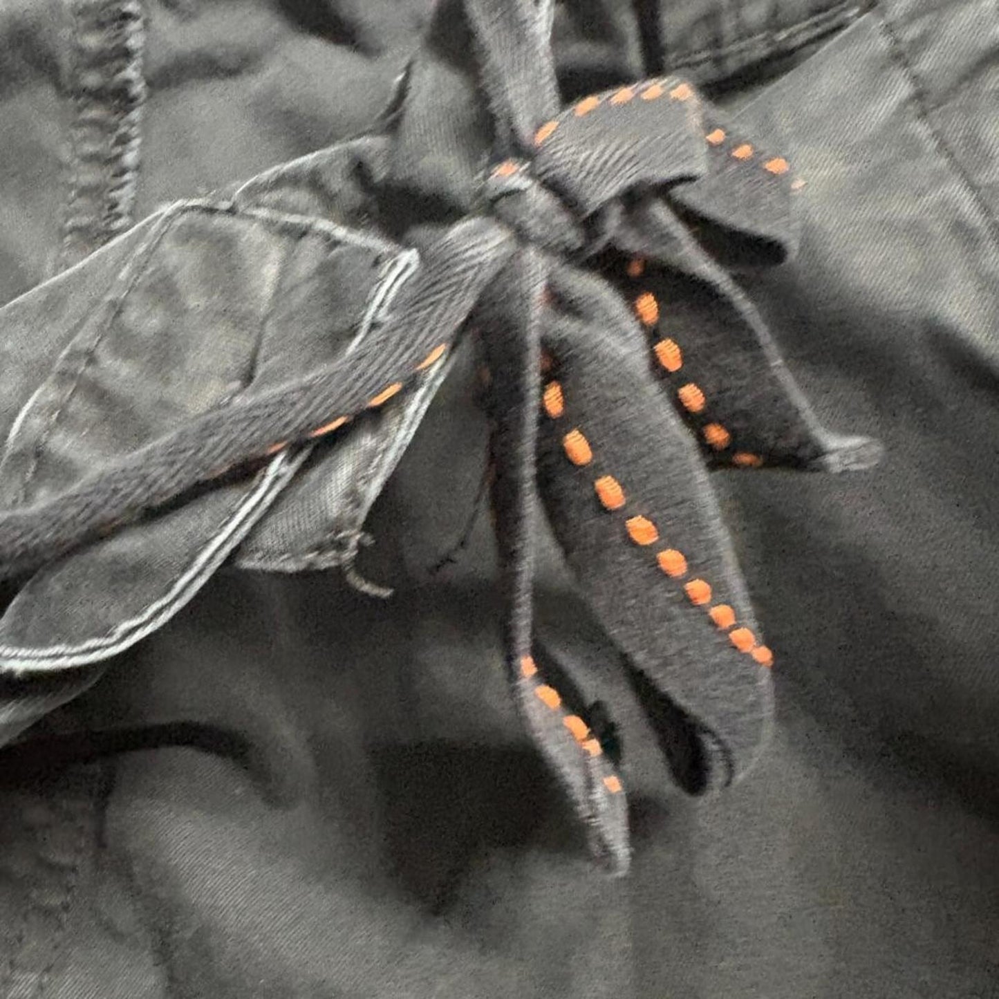 Matchstick Mens Cargo Pants Size 38 Black Cotton Multi Pocket Tactical Utility