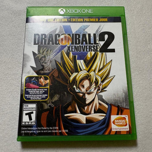 Dragon Ball Xenoverse 2 Day One Edition Xbox One Game Complete with Insert CIB