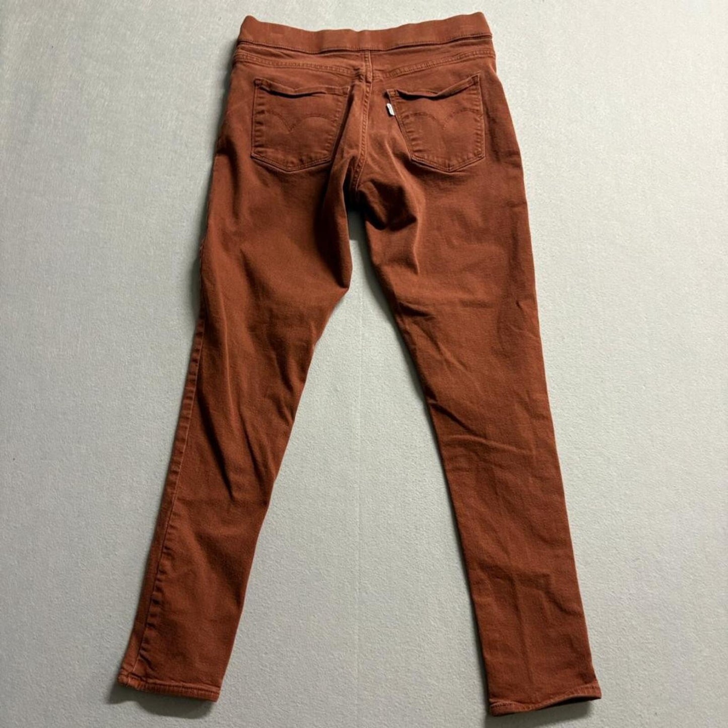 Levi's Shaping Legging Womens Size 28 Rust Brown Pull On Stretch Skinny Jeans