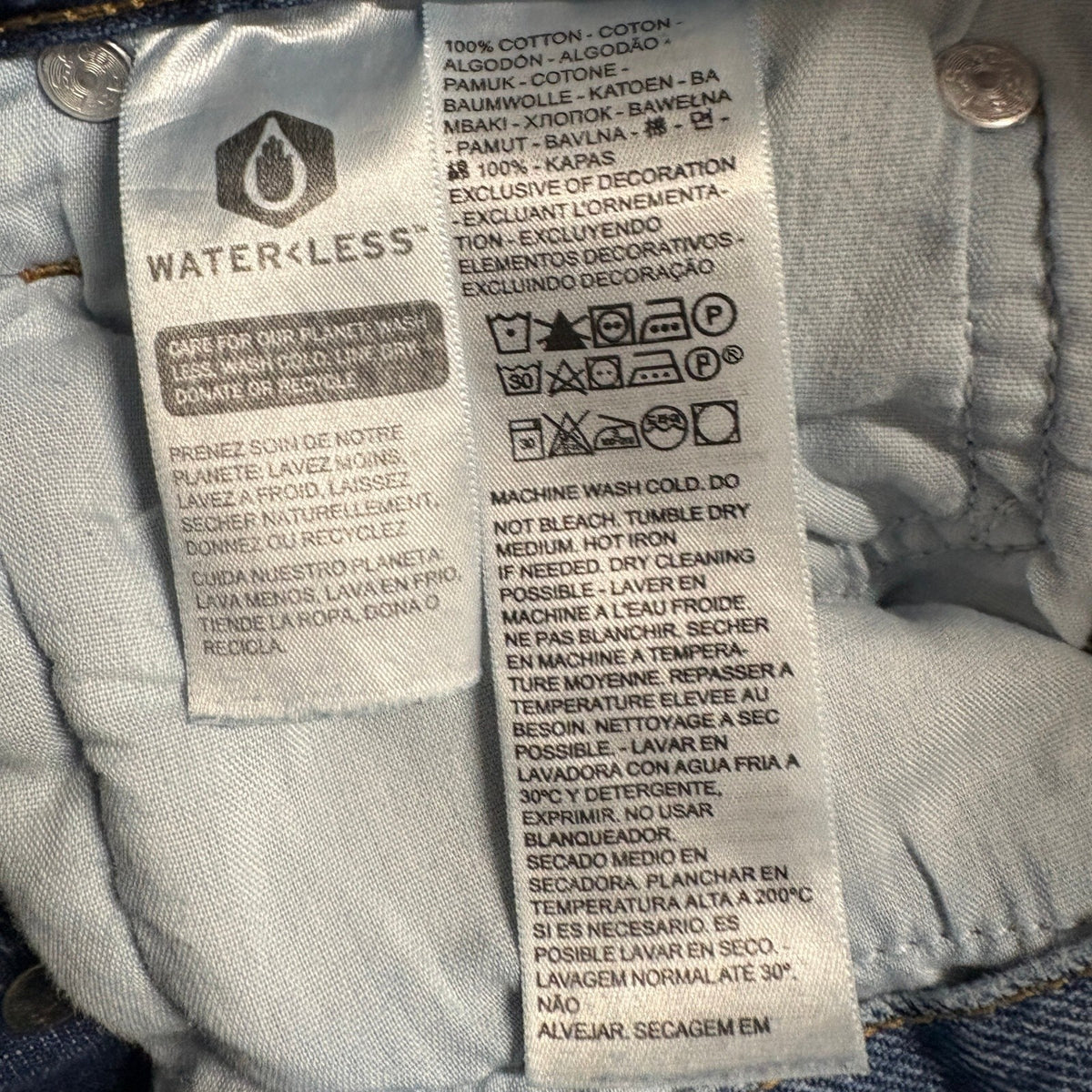 Levi's Premium 501 Original Fit Distressed Jeans Mens W25 L30 Blue Denim