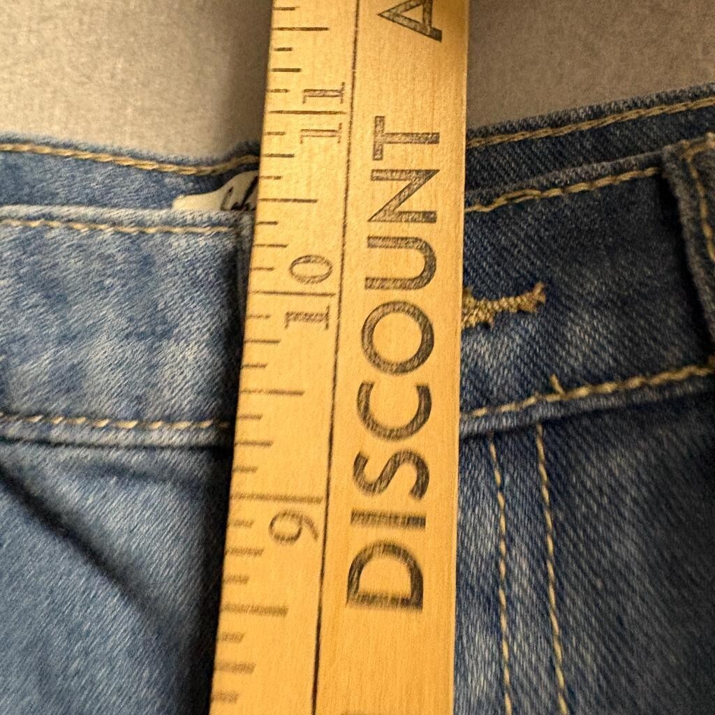 Soho Blue Denim Cargo Jeans Womens Size 16 Blue Wide Leg Utility Pockets