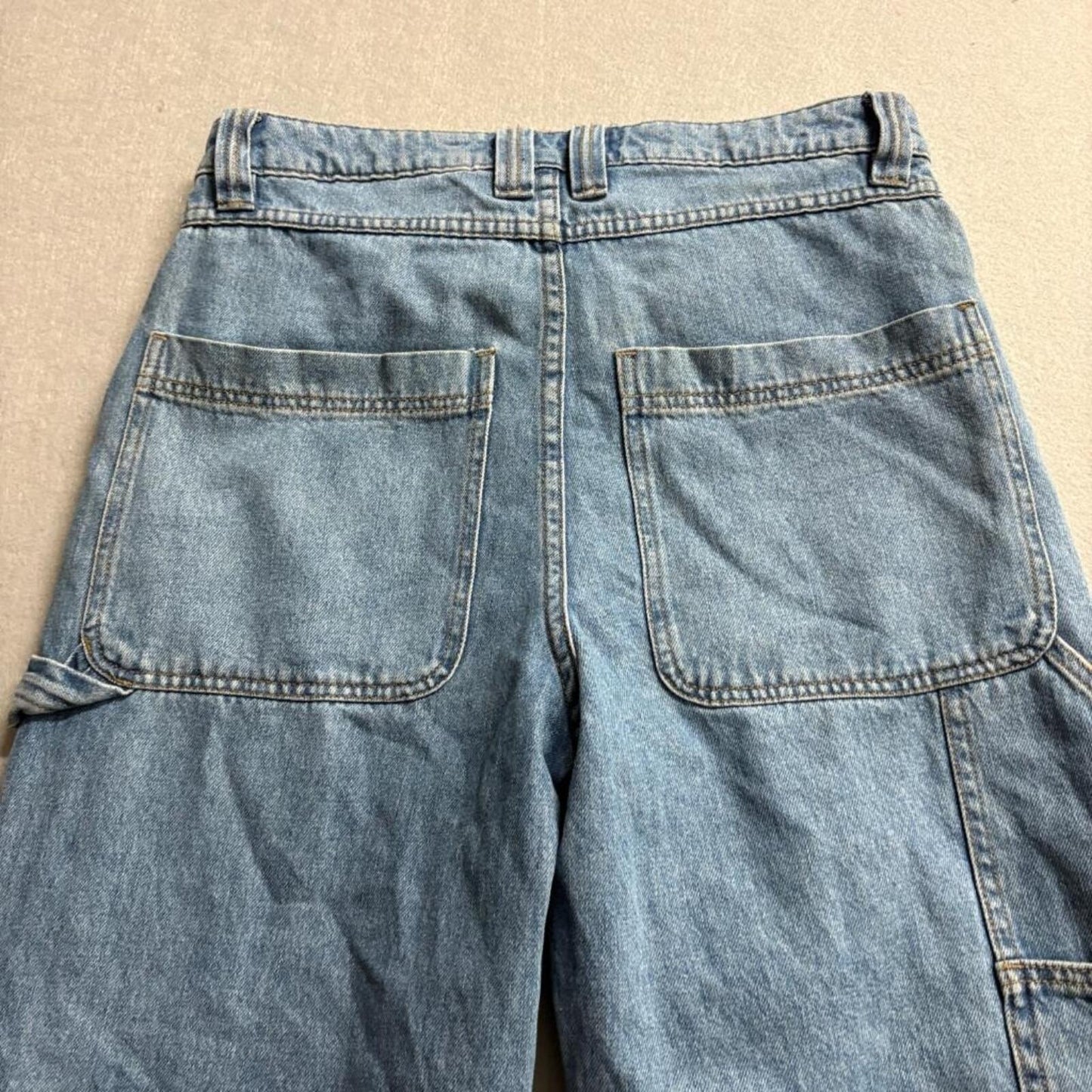 Empyre Relaxed Fit Carpenter Jeans Mens 28 Blue Denim Skate Y2K Utility Pants