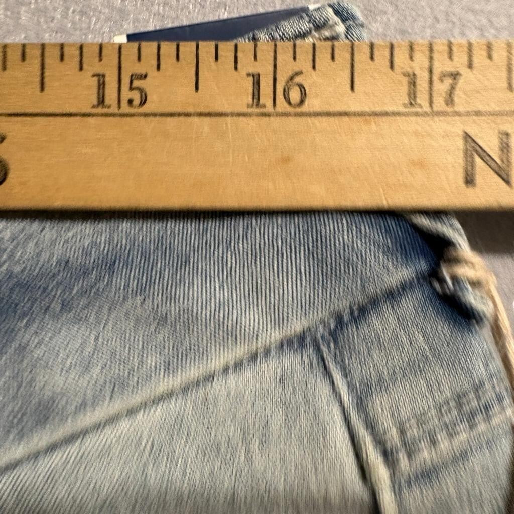 Seven7 Tummy Less Slimmer Legging Jeans Womens Size 14 Light Wash Stretch Denim
