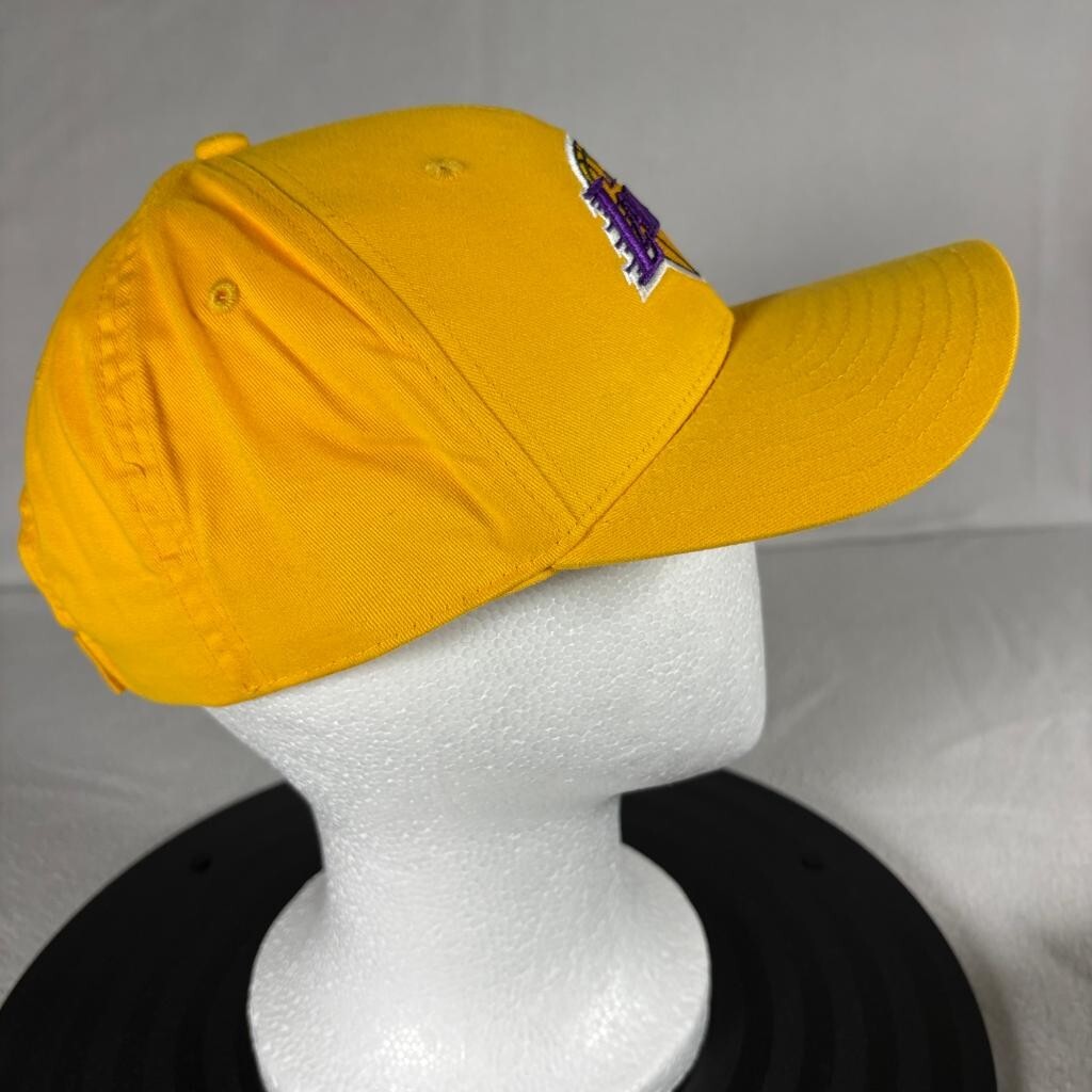 Los Angeles Lakers New Era Hat Cap Mens Adult Yellow Purple Embroidered