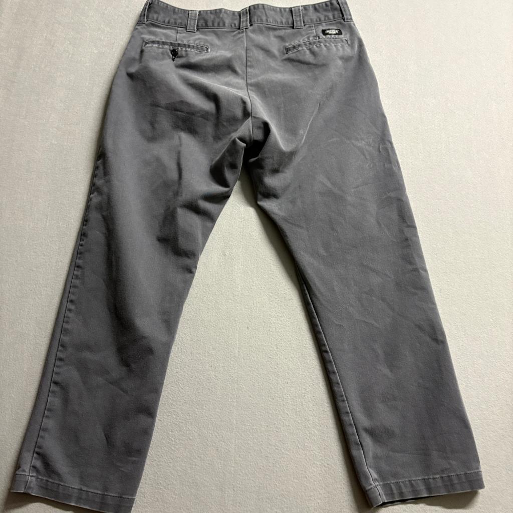 Dickies 1967 Collection Flex Tough Max Pants Mens 36x30 Gray Workwear Chino