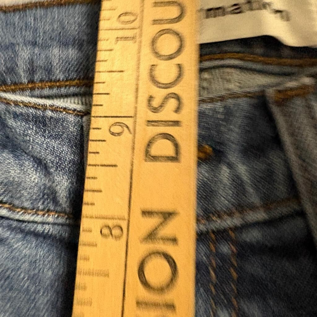 Reformation High Skinny Jeans Womens 23 Blue Denim Rhine Wash High Rise Stretch