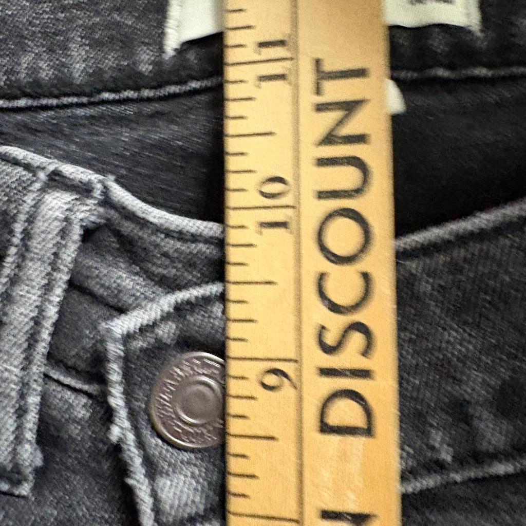 Abercrombie & Fitch Curve Love 90s Slim Straight Jeans Womens 26 2S Black Denim