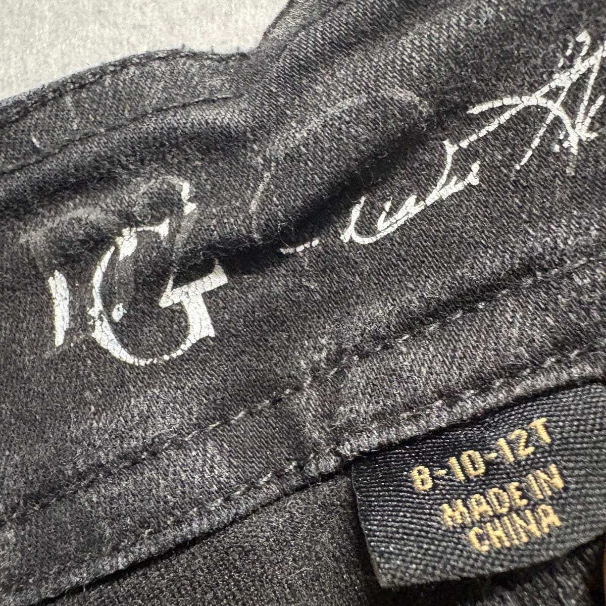 DG2 Diane Gilman Women Bootcut Jeans Size 8-10-12T Gray Stretch Denim Pull On