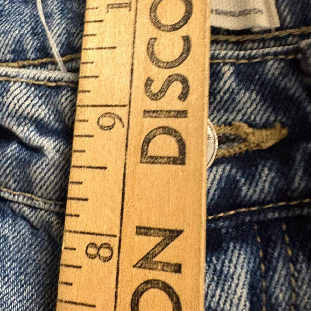 Zara TRF Side Stripe Jeans Womens Size 24 Blue Denim Raw Hem Straight Leg