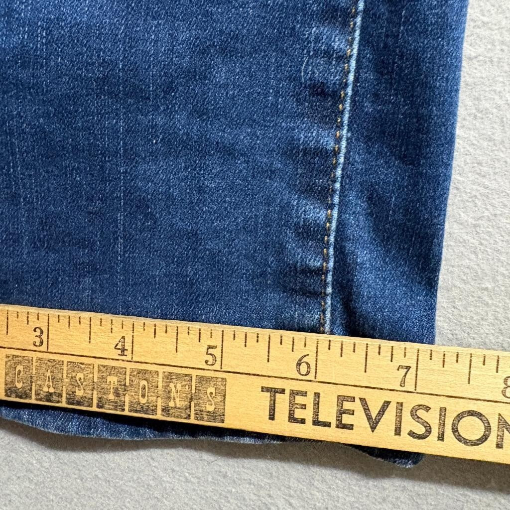 NYDJ Marilyn Straight Leg Jeans Womens 6P Blue Denim Stretch Lift Tuck Petite