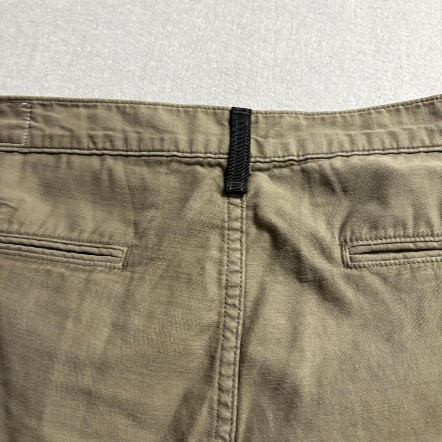 Rag & Bone New York Mens Chino Shorts Size 36 Army Green Cotton Flat Front