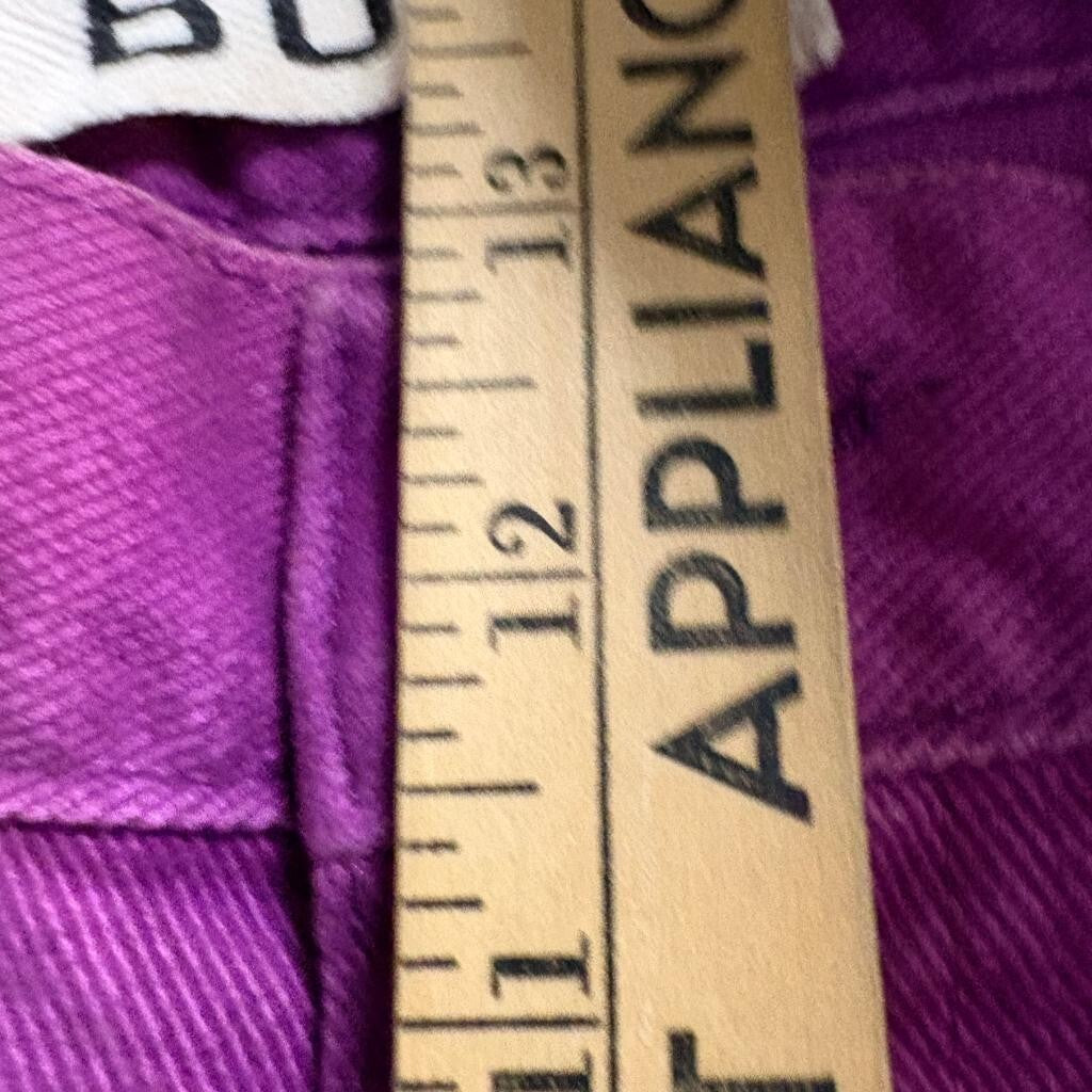 Vintage Hugo Boss Purple Denim Jeans Womens 36L High Rise Straight Leg Made in