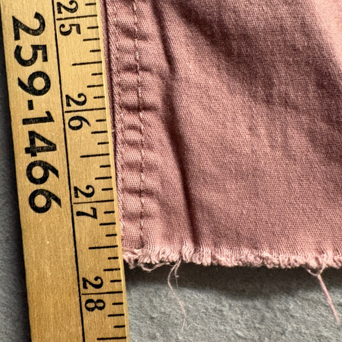 Sound Style Pants Womens Medium Pink Mauve Wide Leg Raw Hem Elastic Waist