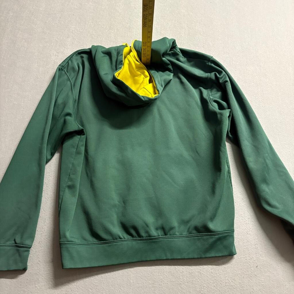 Oregon Ducks Colosseum Athletics Hoodie Mens Large Green Yellow NCAA Sweatshirt