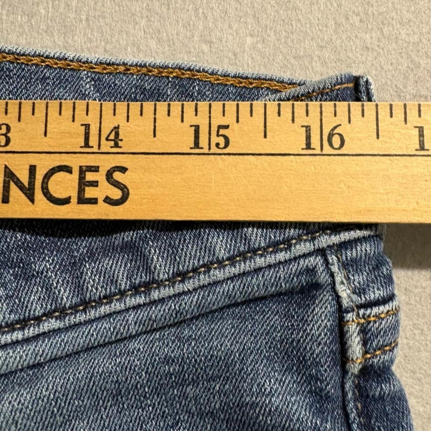 Abercrombie & Fitch Rustin Athletic Slim Jeans Mens 32x34 Blue Stretch Denim