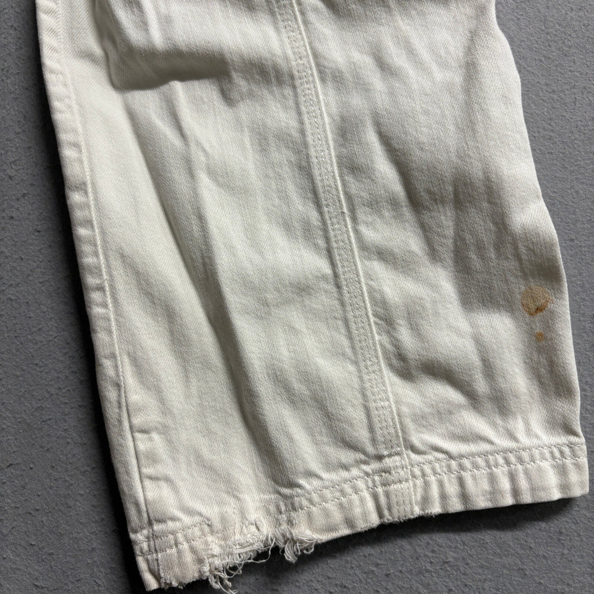 BDG Urban Outfitters V2K Cargo Pants Womens 24 Cream Off White Elastic Waist
