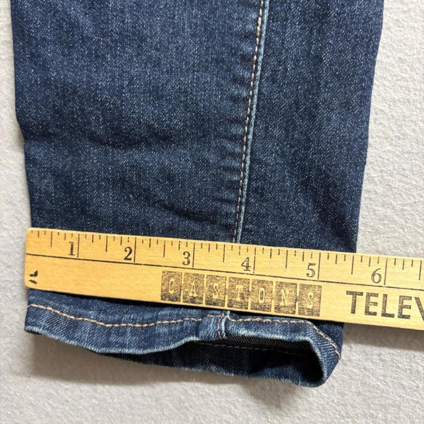 DKNY Jeans Girls Size 16 Dark Wash Blue Denim Stretch Slim Skinny Pants