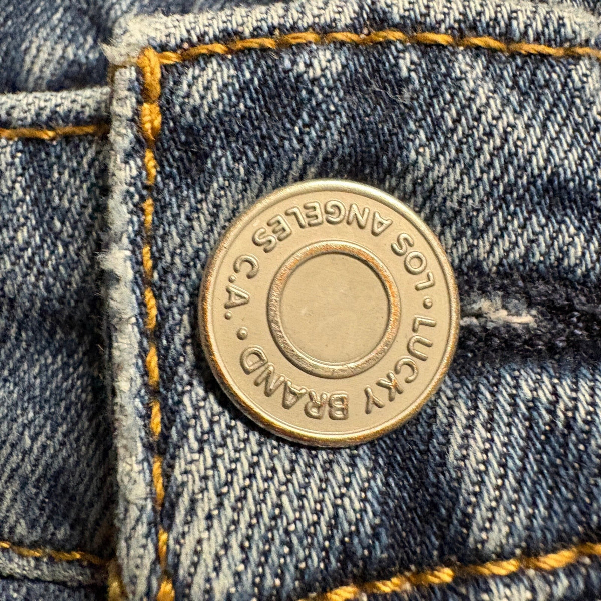 Lucky Brand 121 Slim Straight Jeans Mens 29 x 32 Blue Denim Tencel Cotton Blend