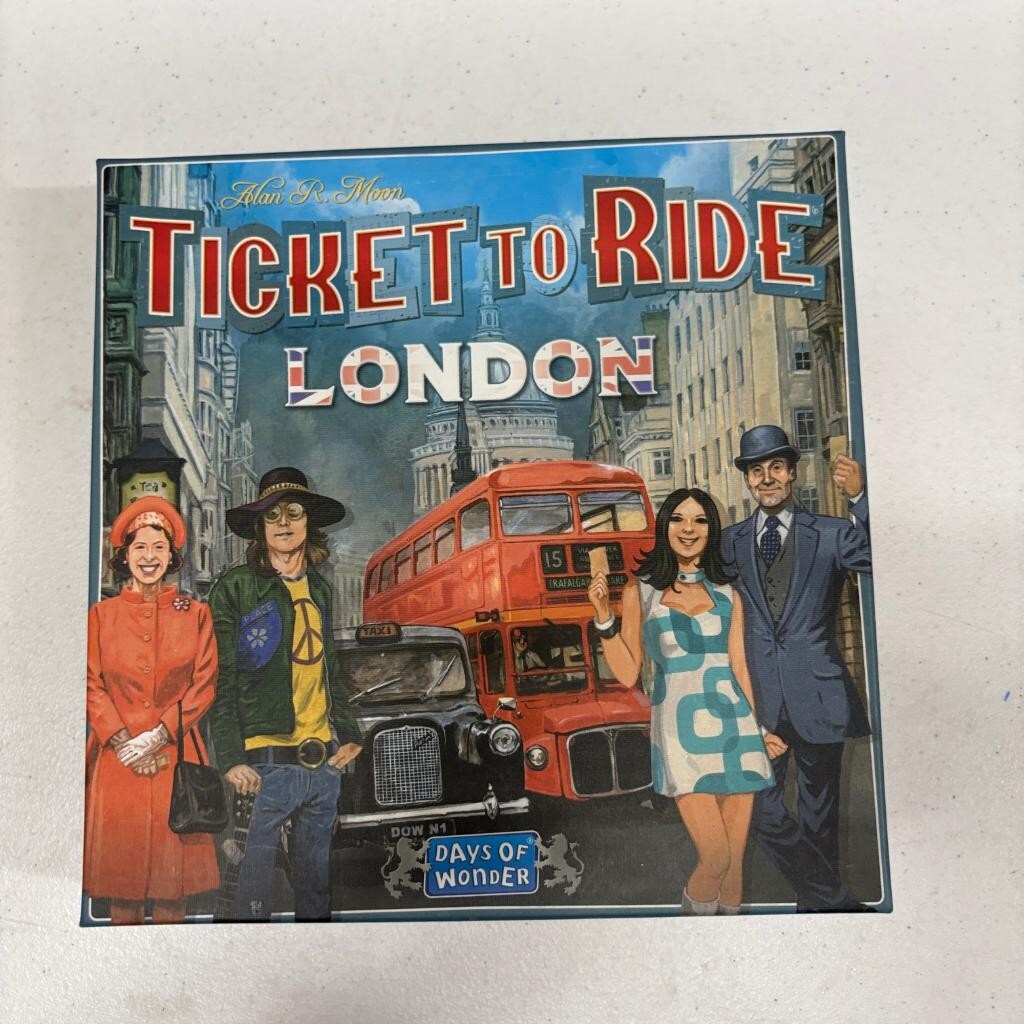 Ticket to Ride London Board Game Days of Wonder Complete Open Box