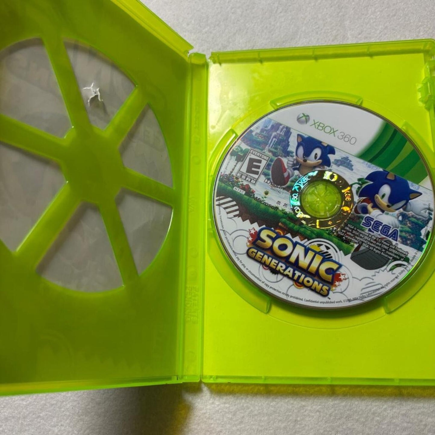 Sonic Generations Xbox 360 Game Sega 2011 Tested
