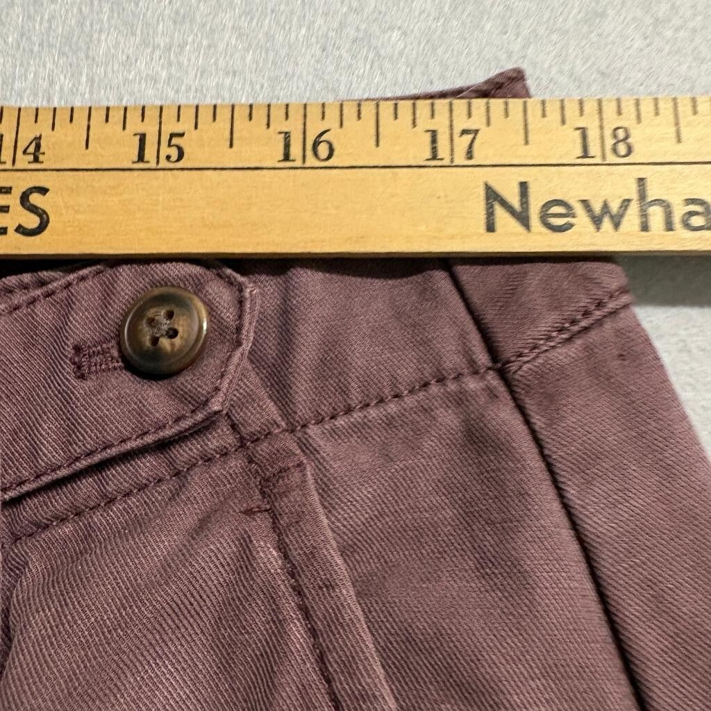 Madewell The Harlow Wide Leg Pants Womens 14 Brown Lyocell Cotton Linen Blend