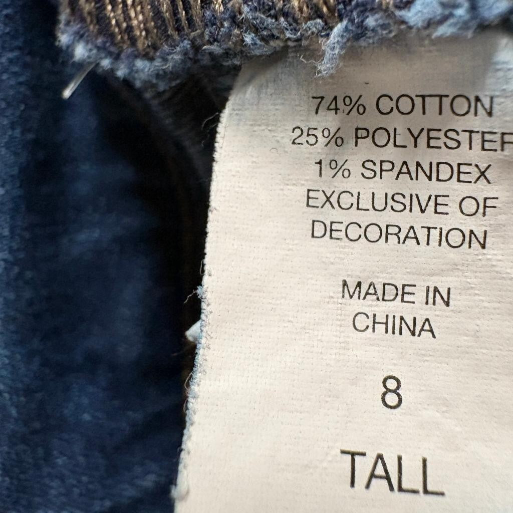 New York & Company Soho Bootcut Jeans Womens 8 Tall Blue Denim Stretch