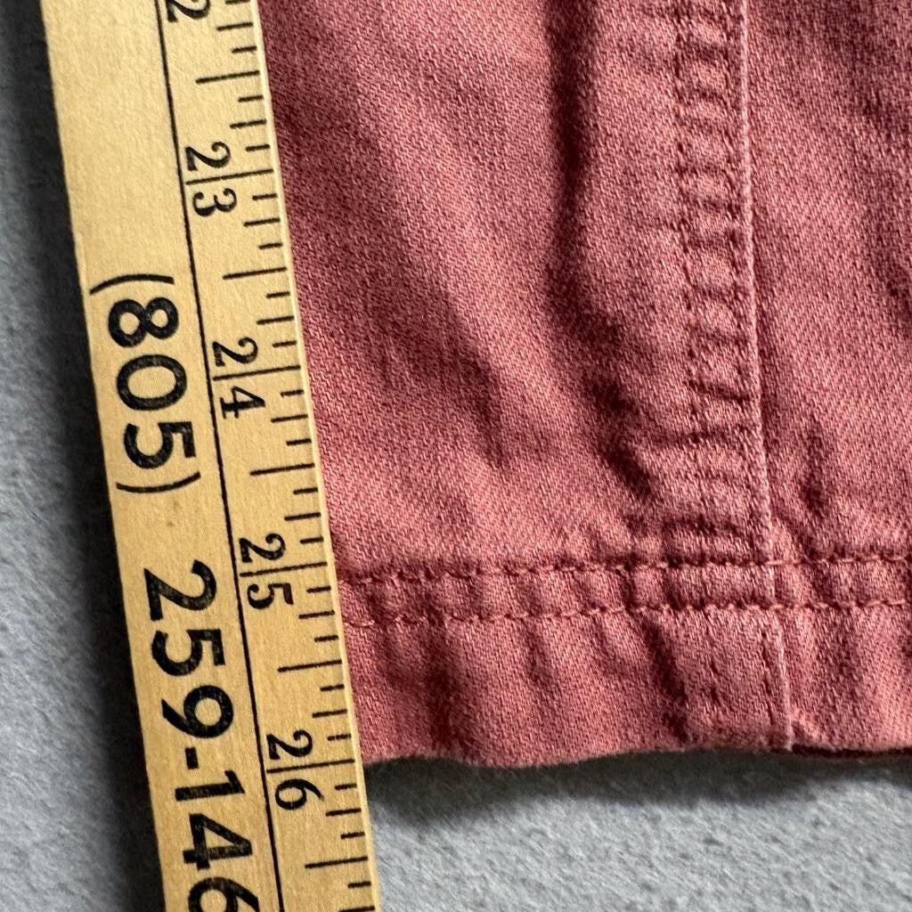 Cotton On Womens Pants Size US 10 Rose Pink High Rise Seam Front Tapered Leg