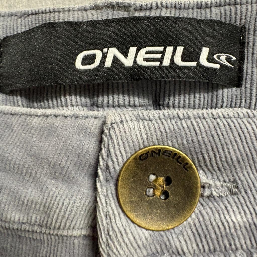 ONeill Mojave Corduroy Pants Womens Size 13 Gray Desert Rose Straight Leg NWT