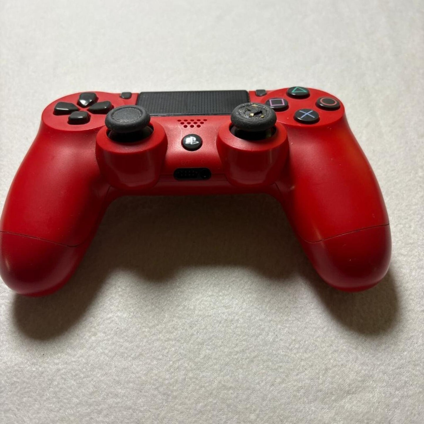 Sony DualShock 4 Wireless Controller PS4 Magma Red CUH-ZCT2U Worn Right