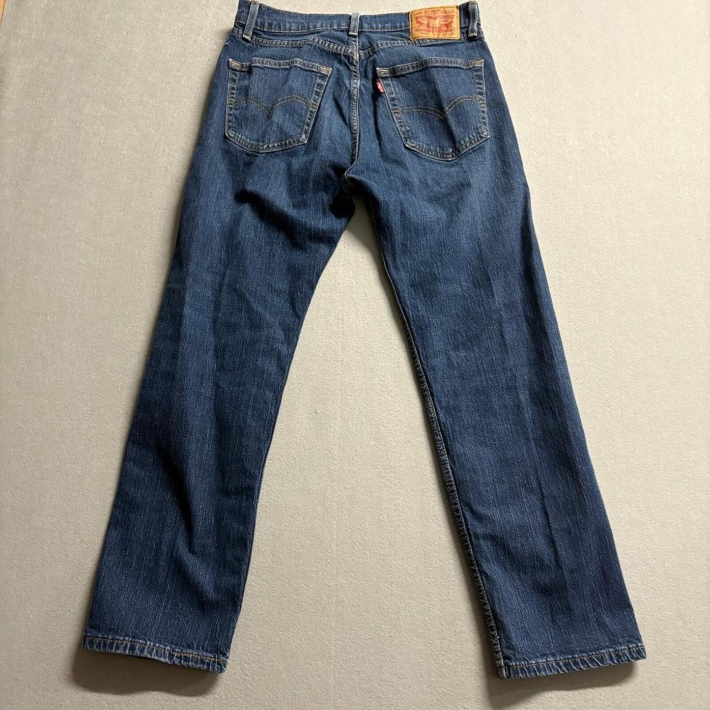 Levis 505 Regular Fit Jeans Mens 32x30 Blue Denim Straight Leg Pants
