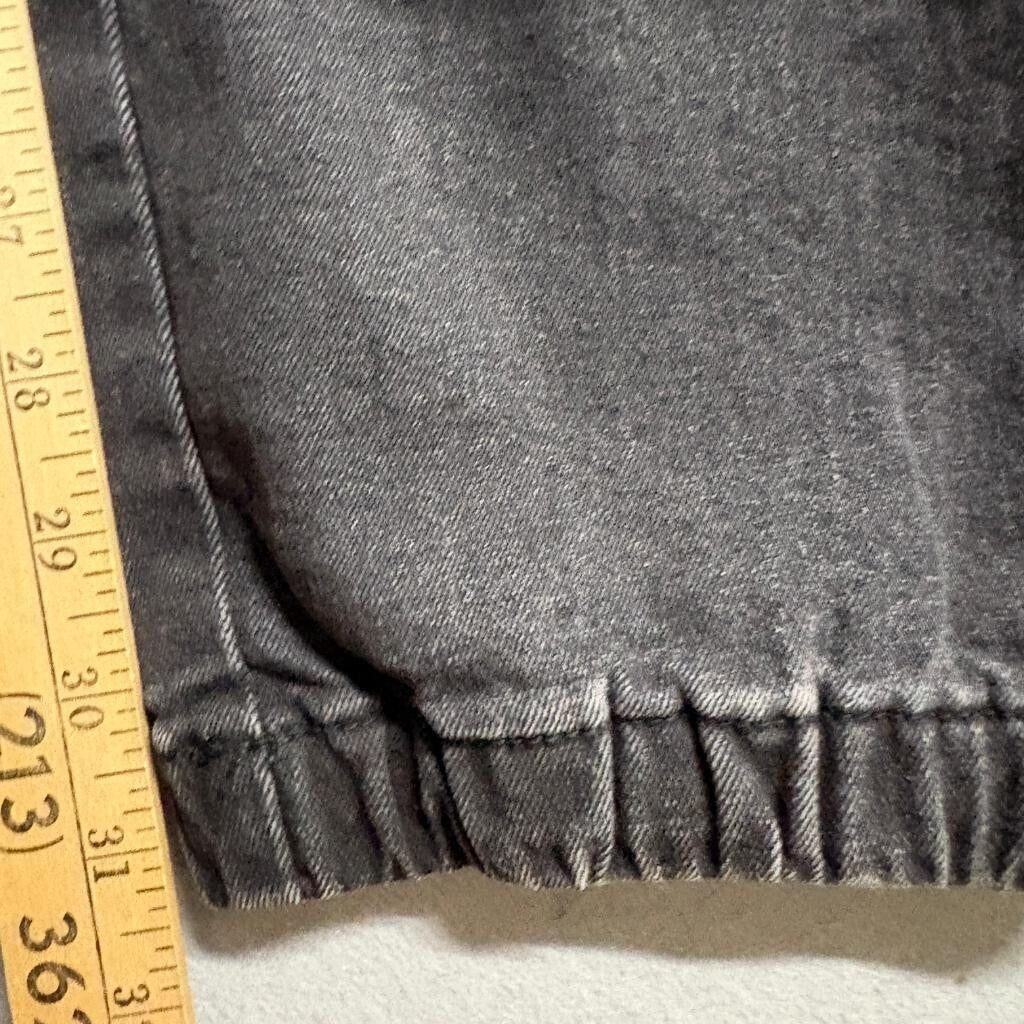 Victorious Mens Jogger Pants 2XL Black Denim Elastic Waist Drawstring JG803 NWT
