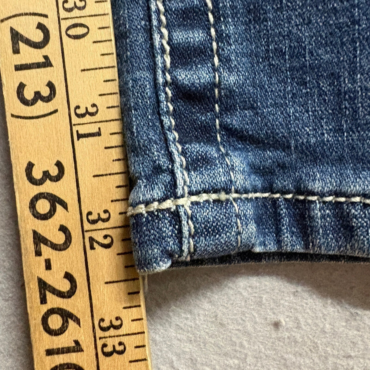 Wrangler Willow Ultimate Riding Jeans Womens 15x34 Blue Denim Bootcut Stretch