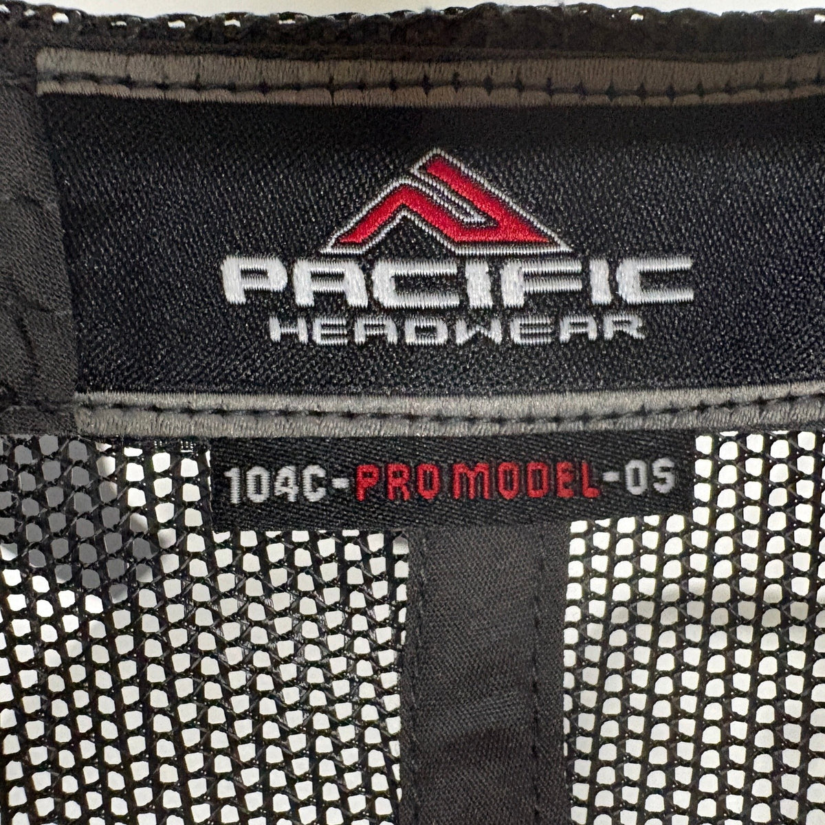 Pacific Headwear 104C Trucker Hat Mens One Size Blue Black Snapback Mesh Cap - Photo 6