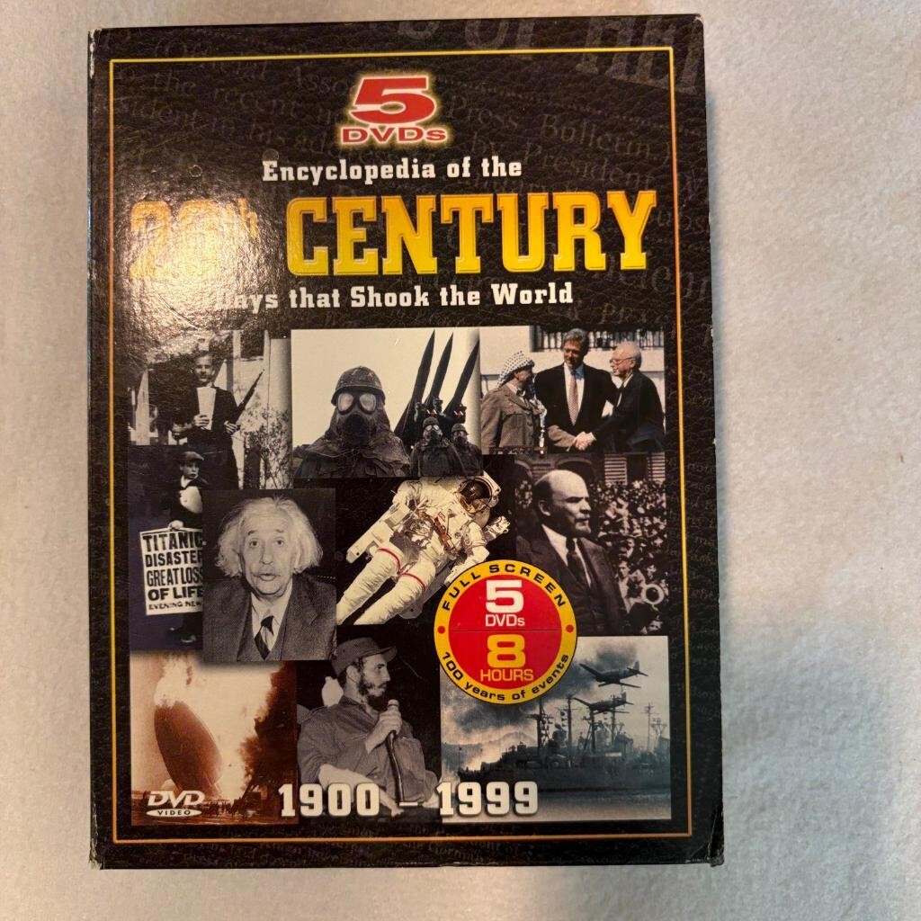 Encyclopedia of the 20th Century Days That Shook the World DVD 5-Disc Box Set