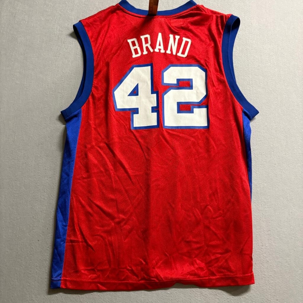 Elton Brand LA Clippers Reebok Jersey Youth Large Red 42 NBA Basketball