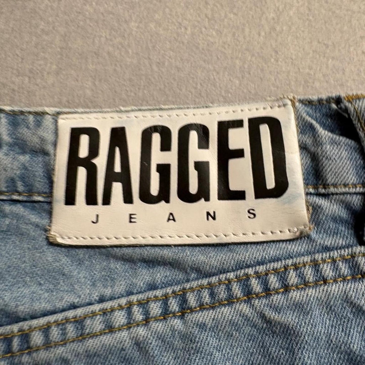The Ragged Priest Ragged Jeans Womens 26 Blue Denim High Rise Straight Leg