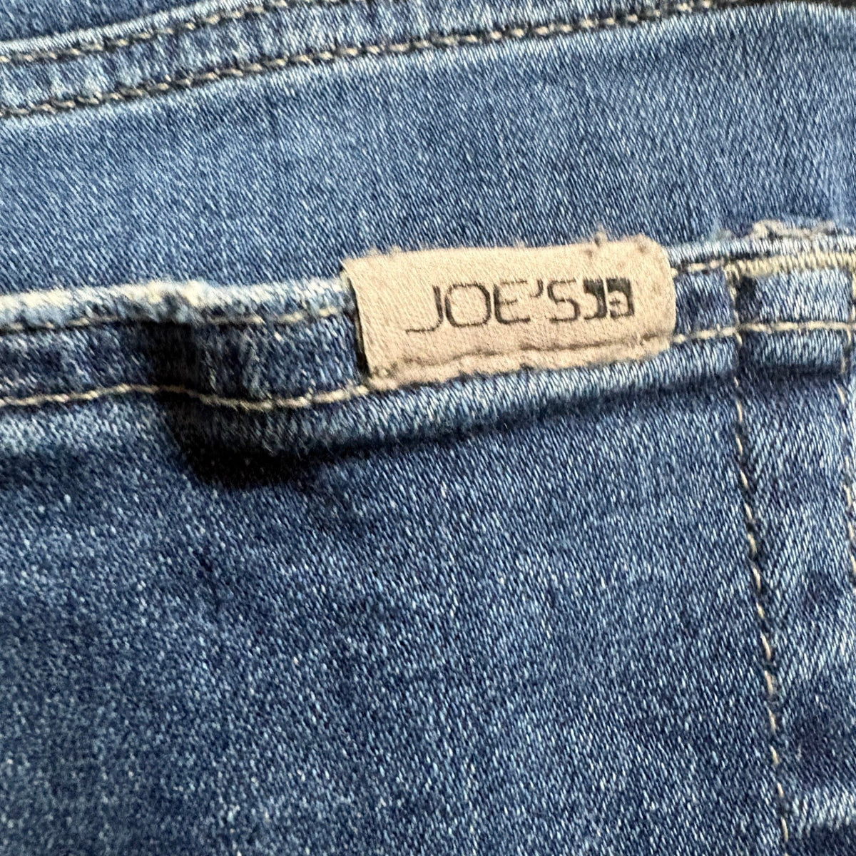 Joe's Jeans Womens Size 32 Blue Denim Stretch Straight Leg Jeans Medium Wash