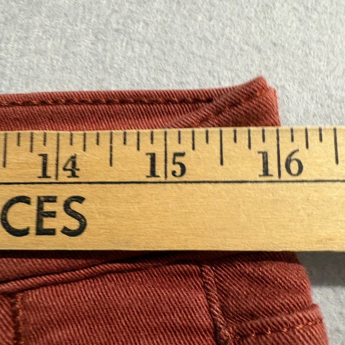 Levis 311 Shaping Skinny Jeans Womens Size 29 W29 L30 Rust Red Button Fly Denim