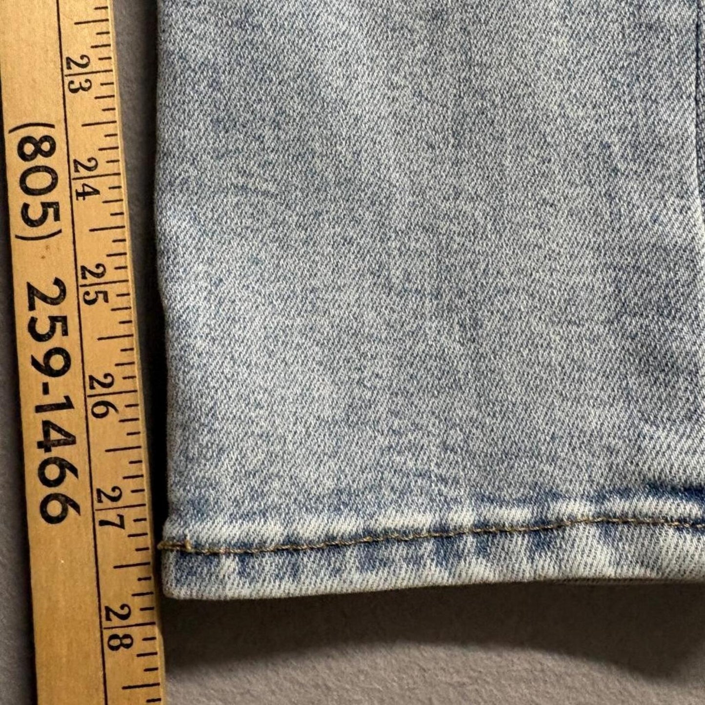 Express Slim Jeans Womens 29x30 Light Wash Blue Stretch Denim Mid Rise