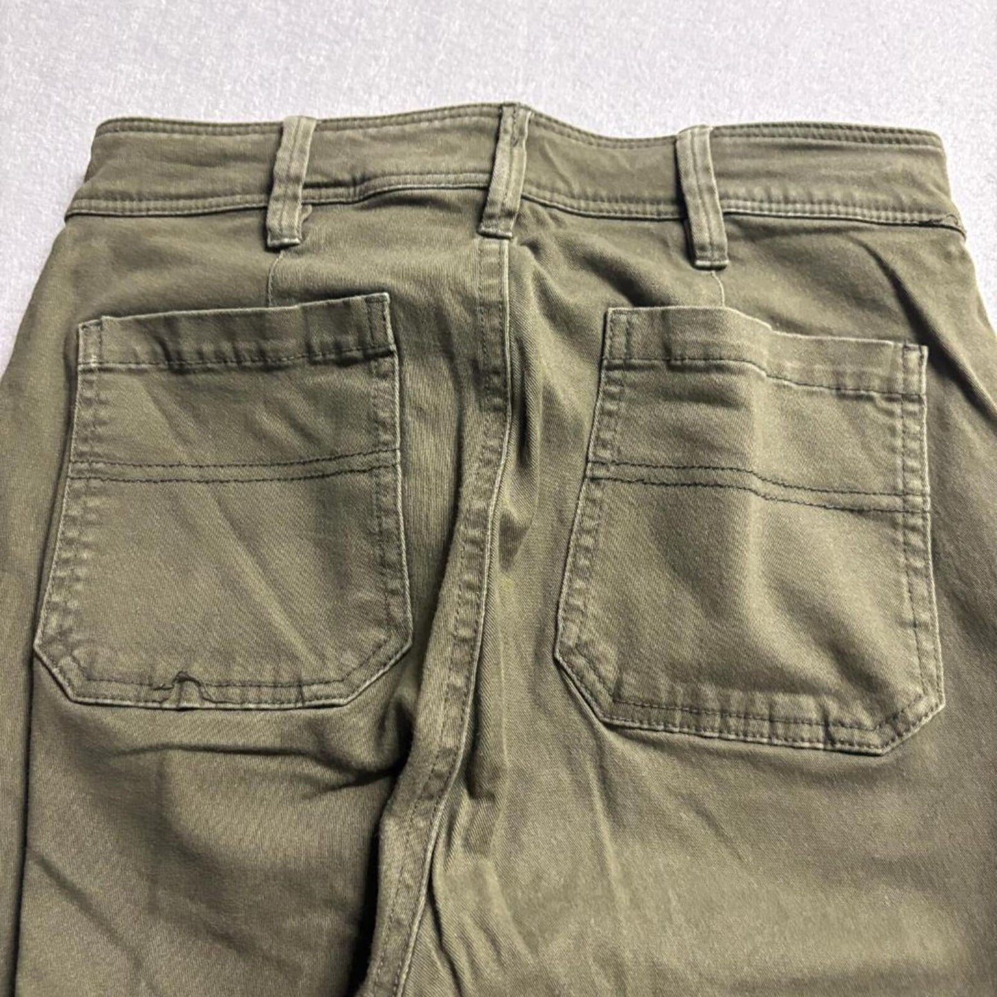 Gap High Rise Universal Legging Cargo Pants Womens Size 2 Olive Green Stretch