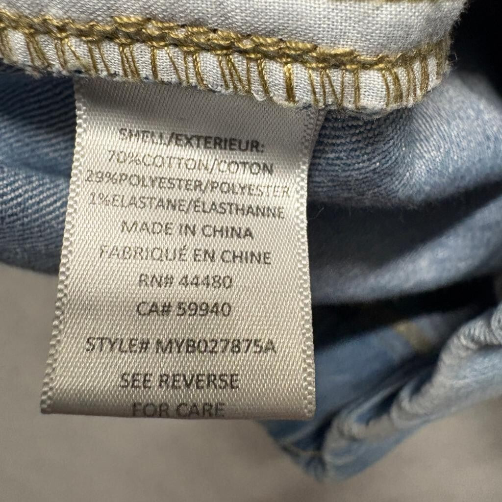 Tinsel Town Denim Joggers Womens Small Blue Stretch Cargo Utility Jeans Pants