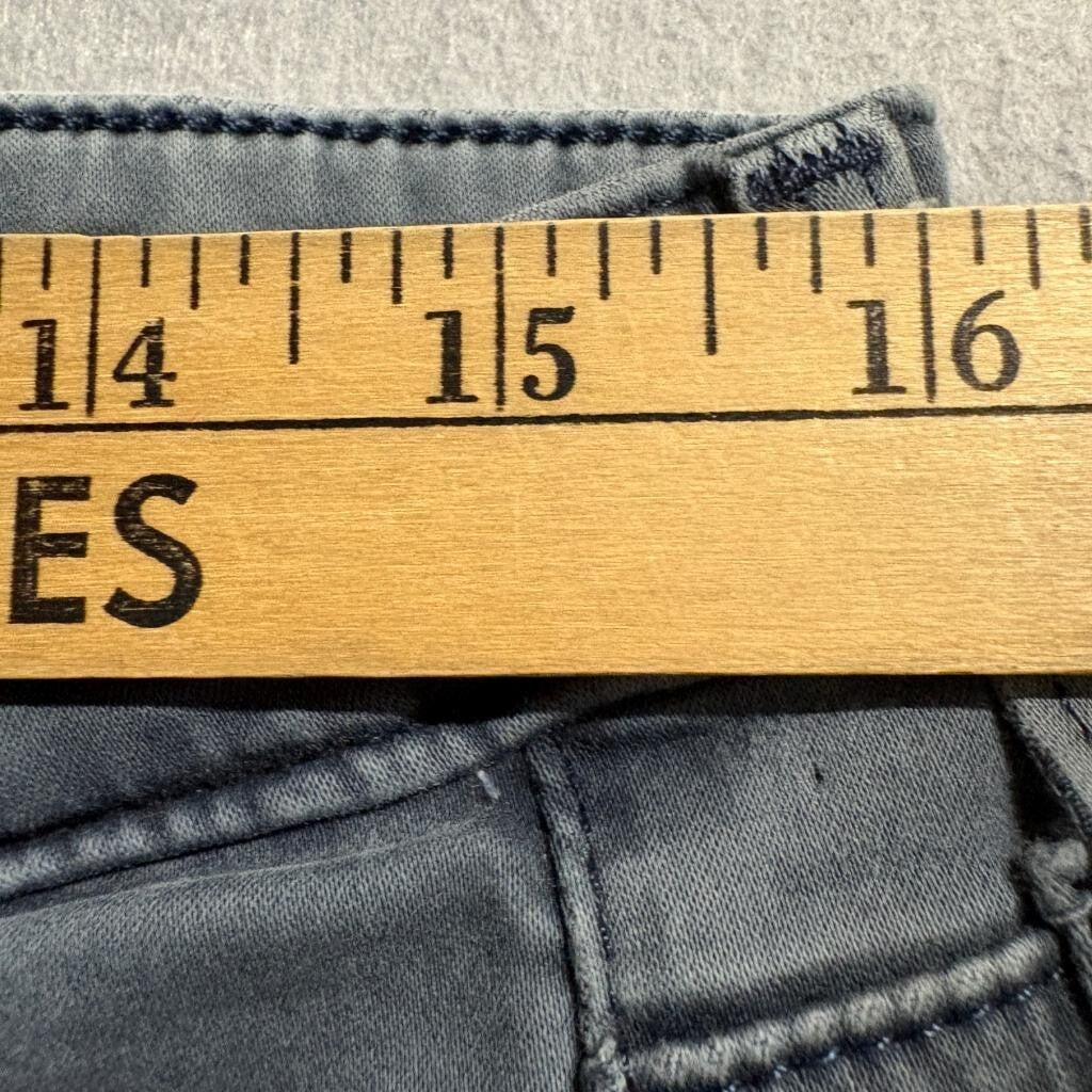 AG Adriano Goldschmied The Prima Cigarette Leg Jeans Womens 32R Gray Stretch