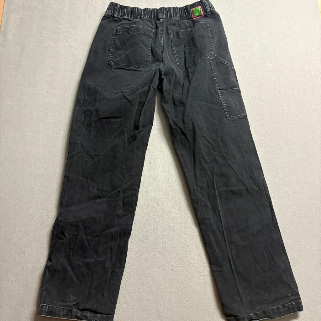 Empyre Carpenter Pants Mens Medium Black Double Knee Skate Workwear GMR URG