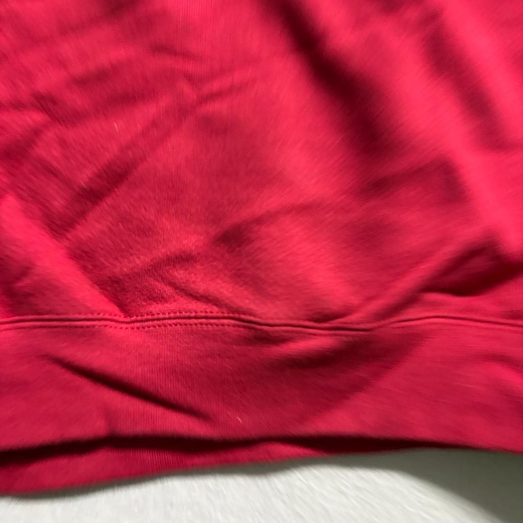 Pro Spirit Blank Crewneck Sweatshirt Mens XL Red Cotton Blend Fleece Pullover