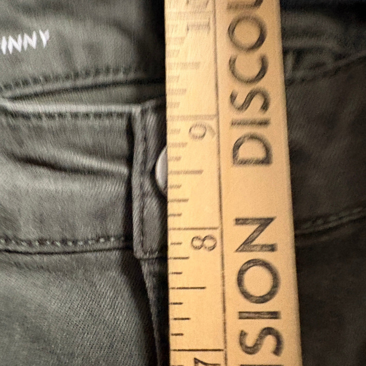 Liverpool Los Angeles The Ankle Skinny Jeans Womens 4P Olive Green Stretch Denim