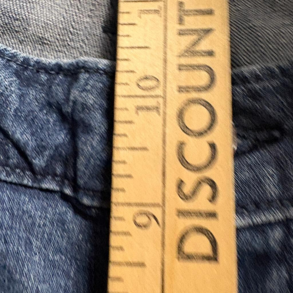 Levi's Demi Curve Bootcut Jeans Womens 20W Blue Denim Stretch Embellished Pocket