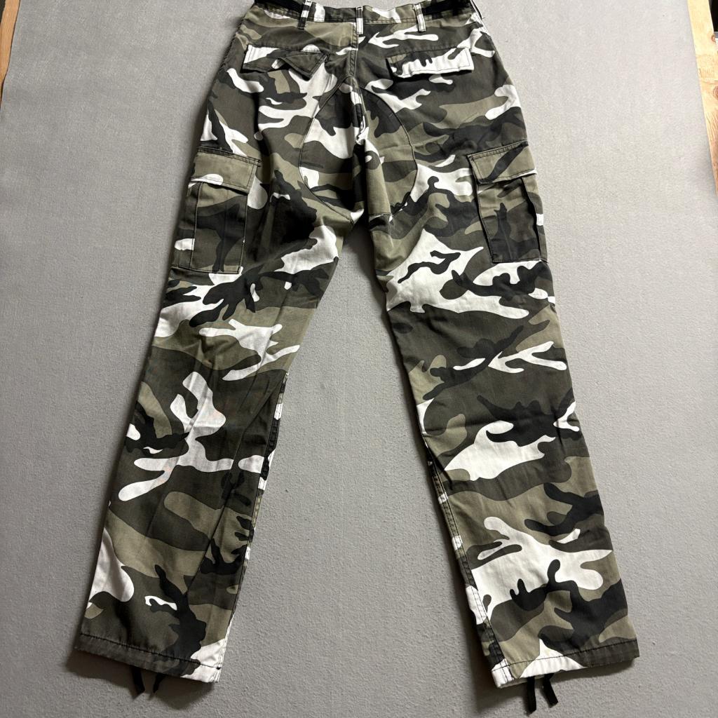 Rothco BDU Cargo Pants Mens Small Regular Green Camo Military Tactical Combat